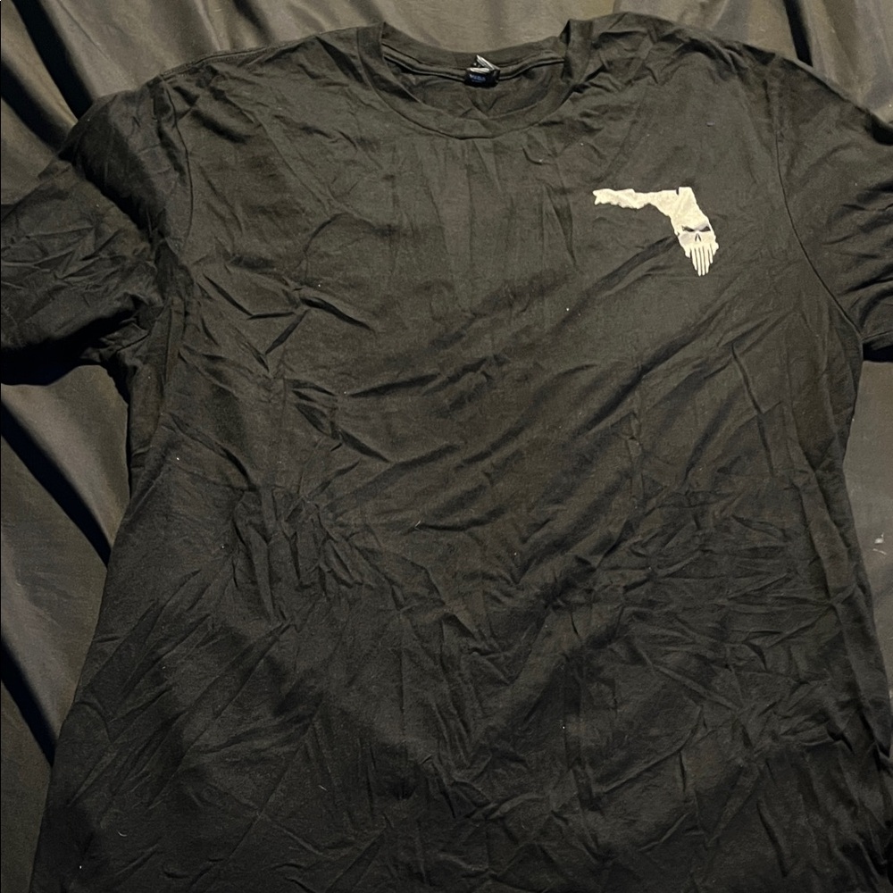 Men's Black Flo Grown Tee with Unique Design